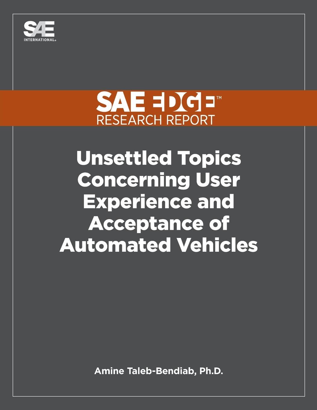 Vorderes Coverbild Unsettled Topics Concerning User Experience and Acceptance of Automated Vehicles