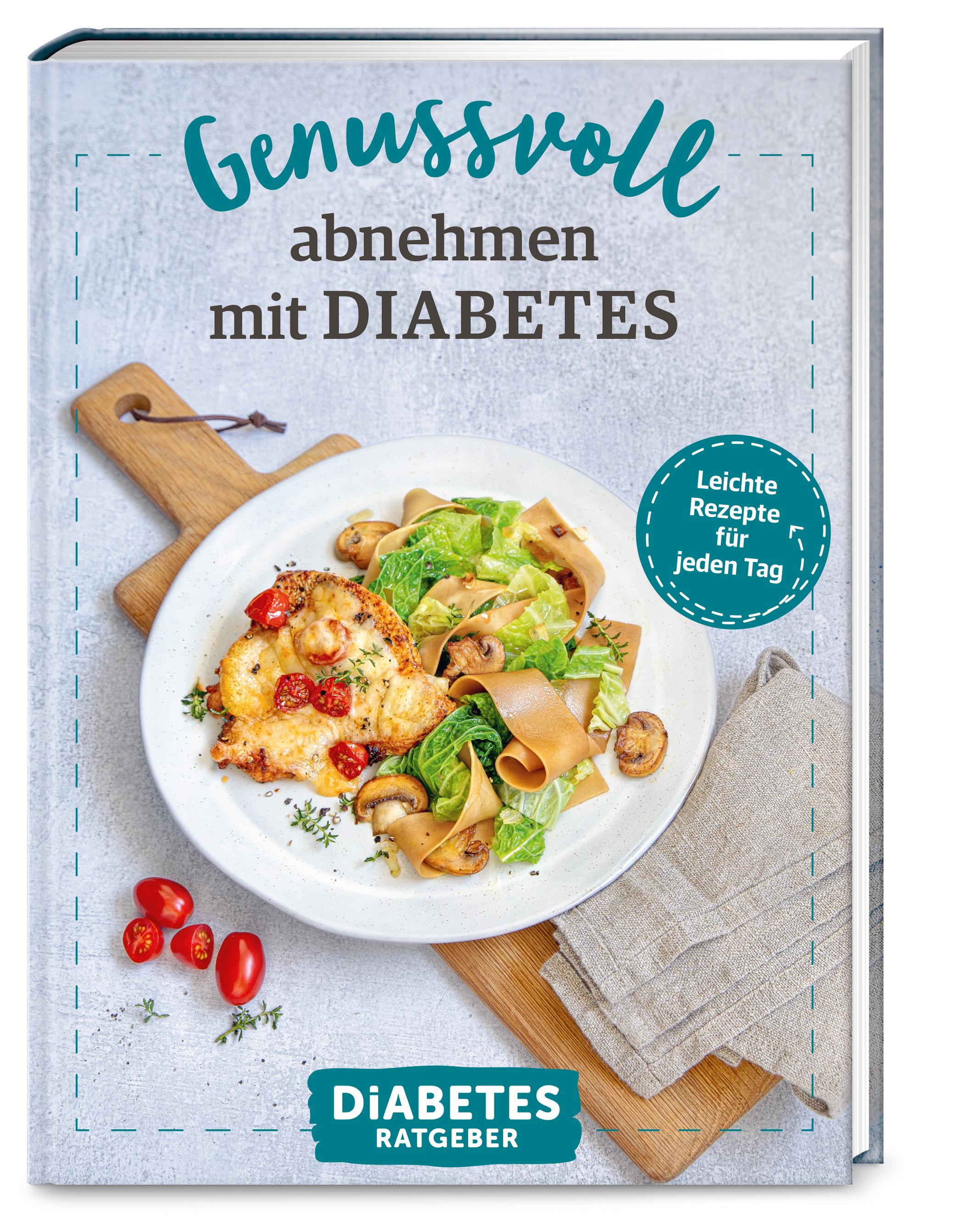 Vorderes Coverbild Diabetes Ratgeber: Genussvoll abnehmen mit Diabetes