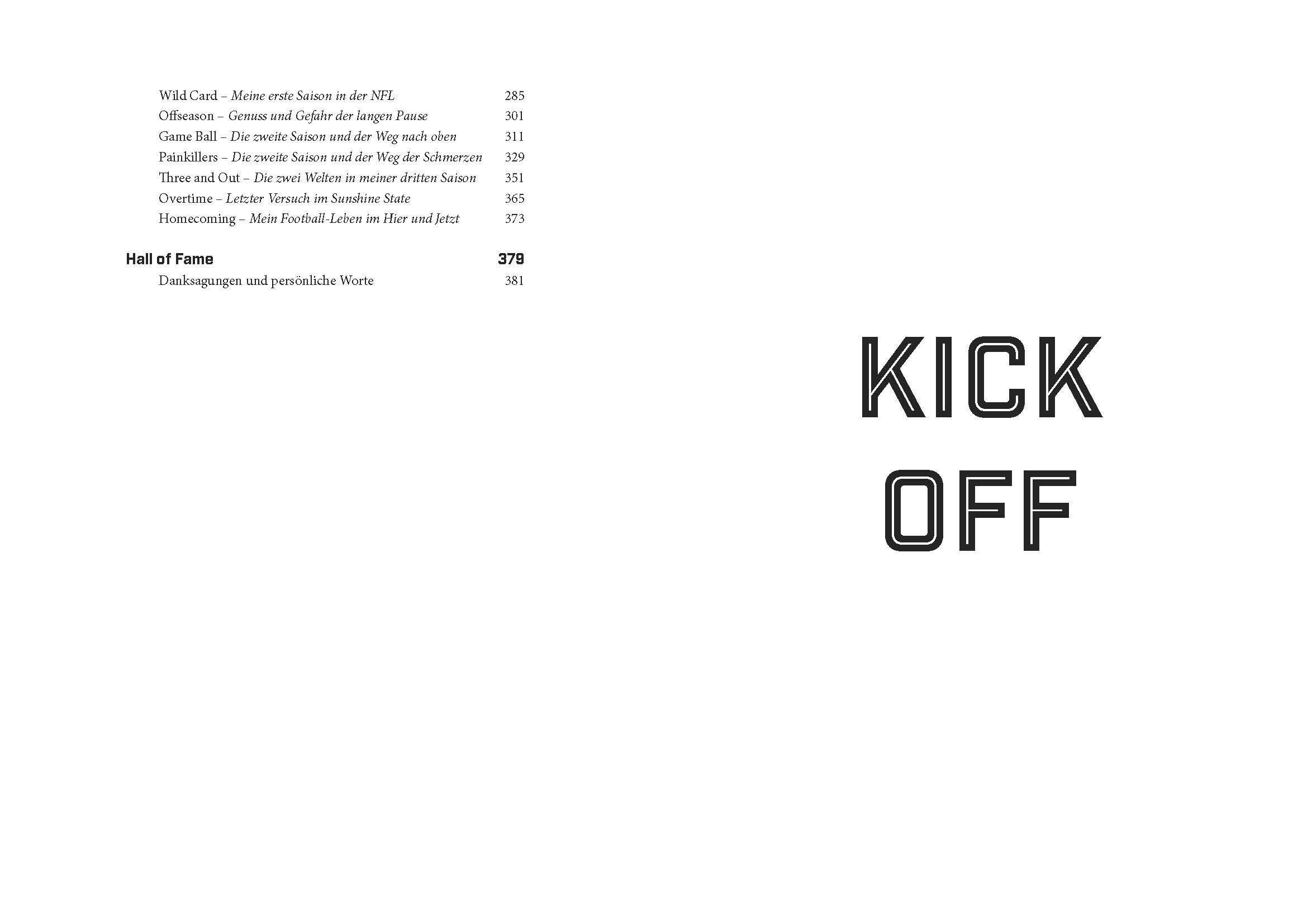 Beispielinhalt (Bild) My American Football Dream