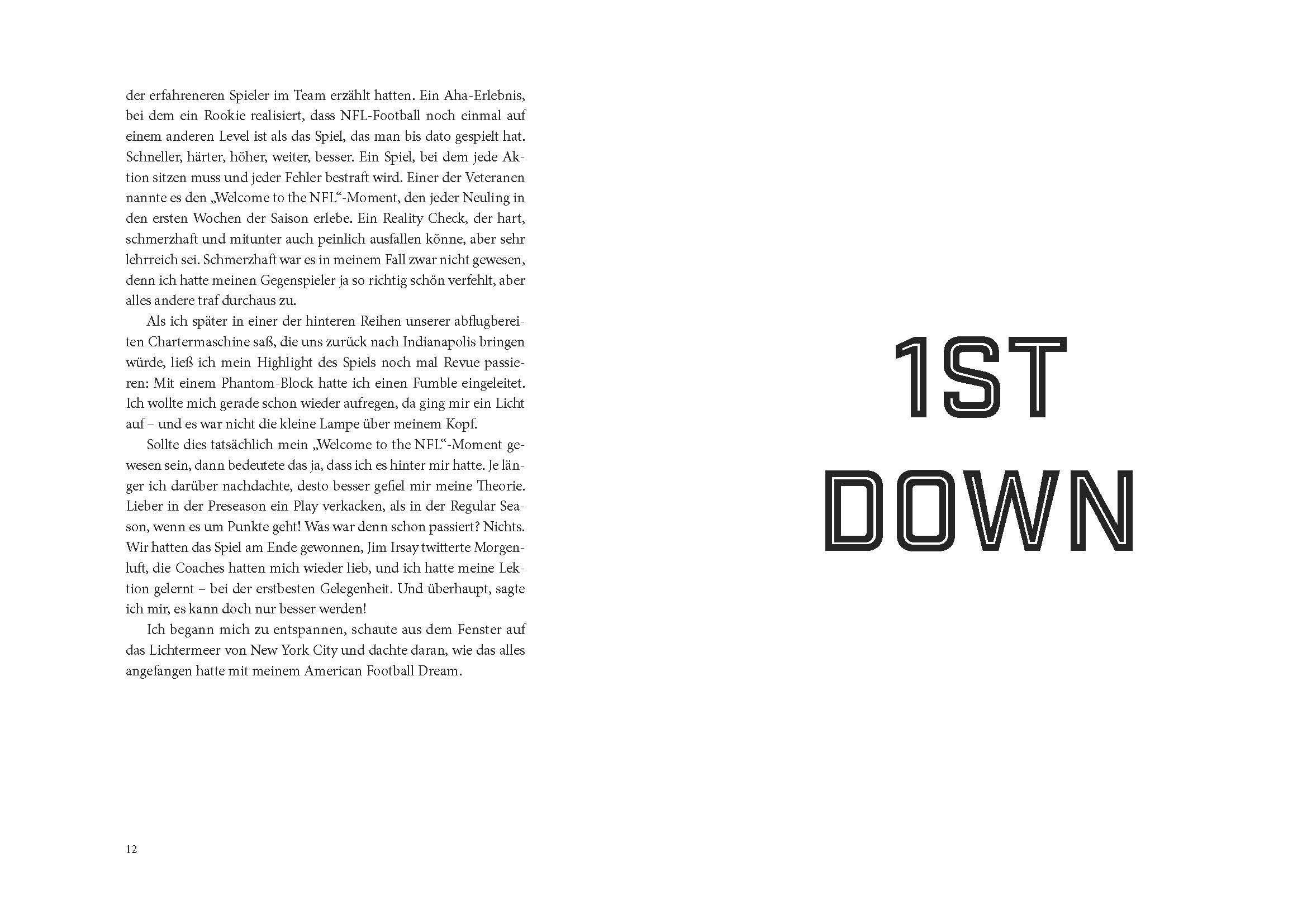 Beispielinhalt (Bild) My American Football Dream