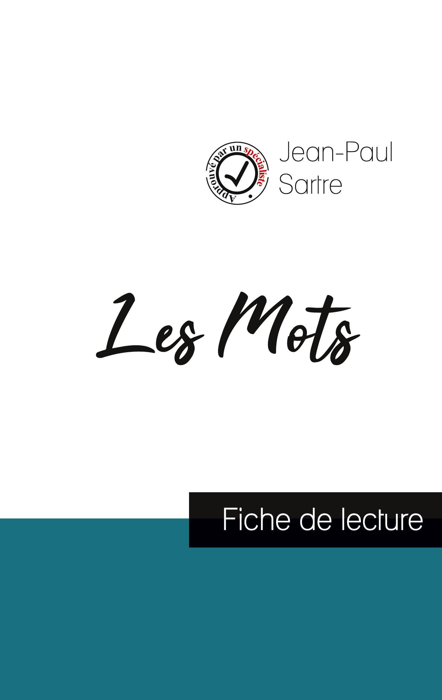 Vorderes Coverbild Les Mots de Jean-Paul Sartre (fiche de lecture et analyse complète de l'¿uvre)