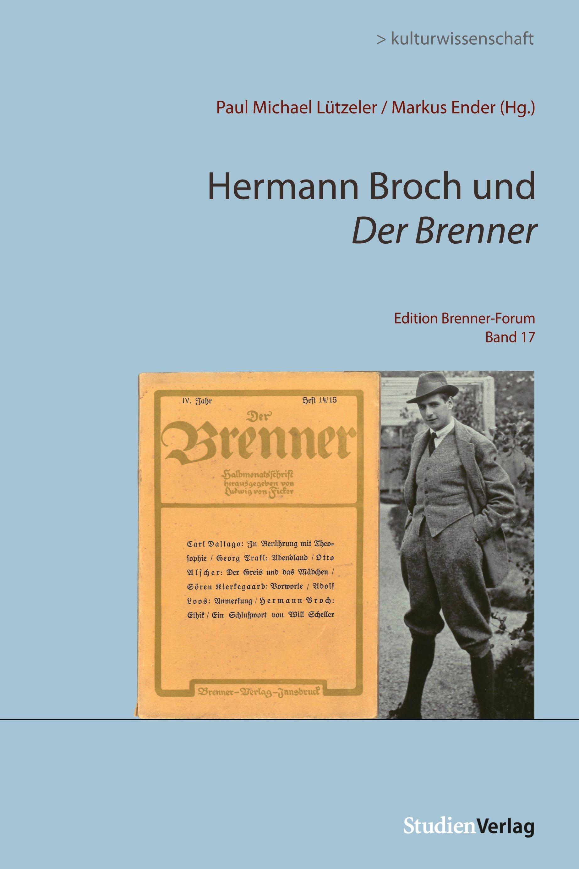 Vorderes Coverbild Hermann Broch und Der Brenner