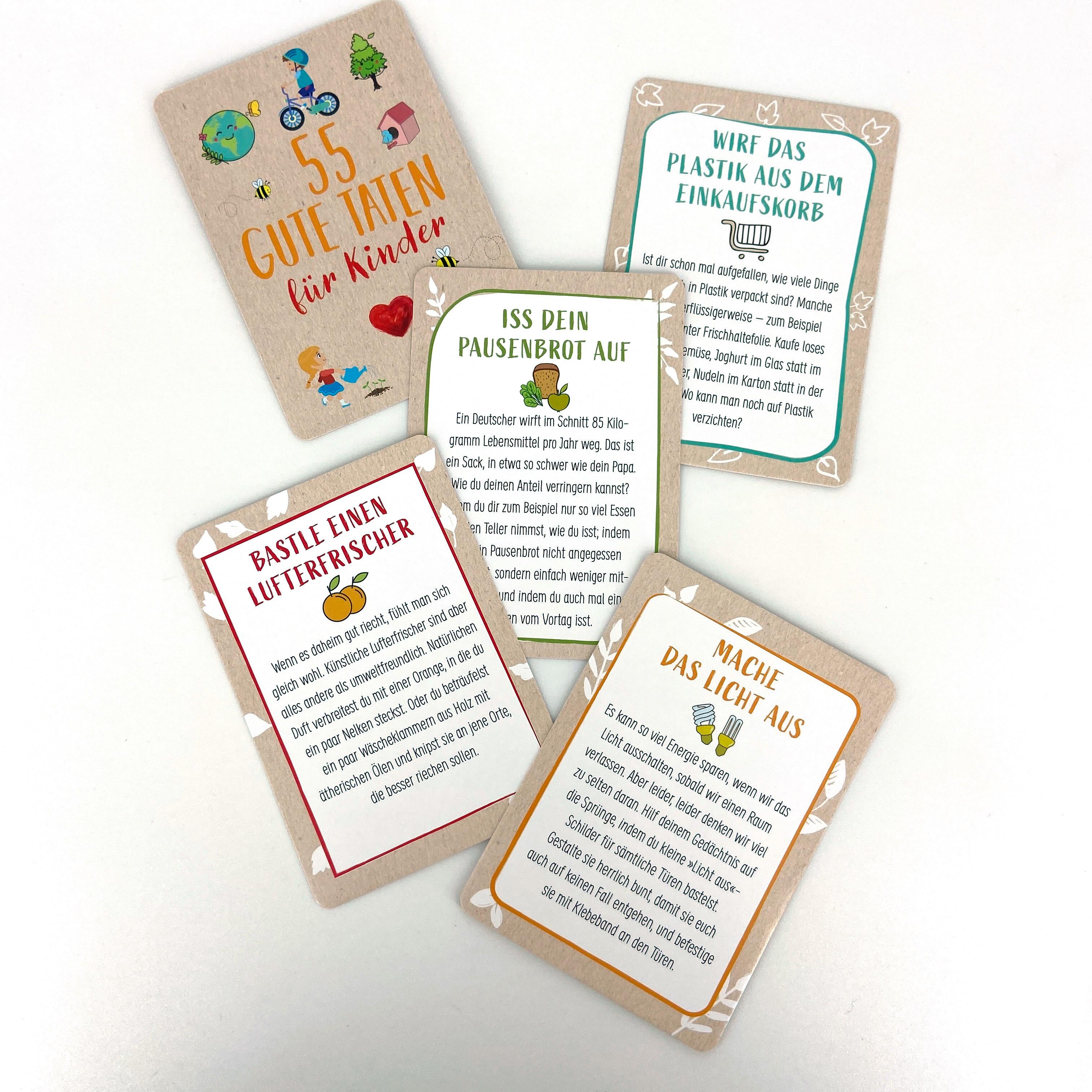 Beispielinhalt (Bild) 55 gute Taten für Kinder