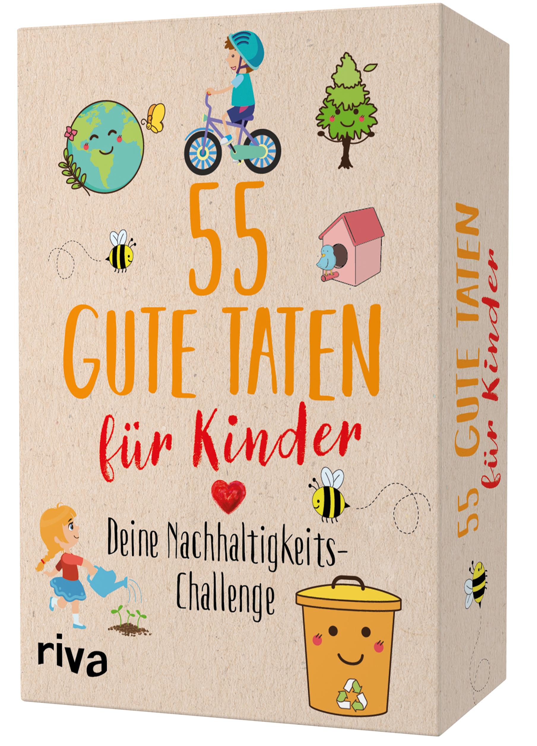 Vorderes Coverbild 55 gute Taten für Kinder