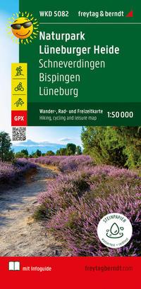 Vorderes Coverbild Naturschutzgebiet Lüneburger Heide, Wander- und Radkarte 1:50.000