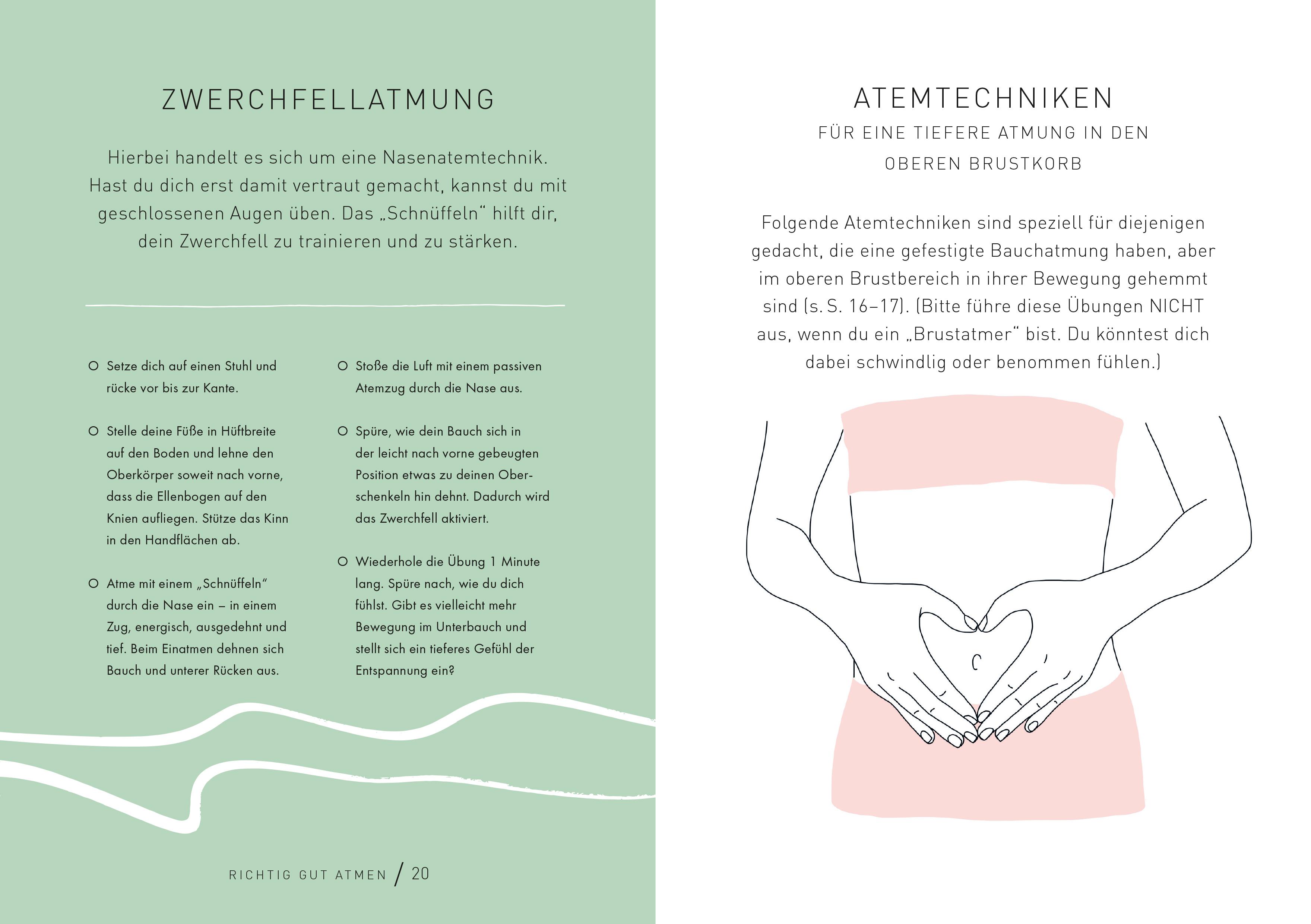 Beispielinhalt (Bild) Richtig gut atmen