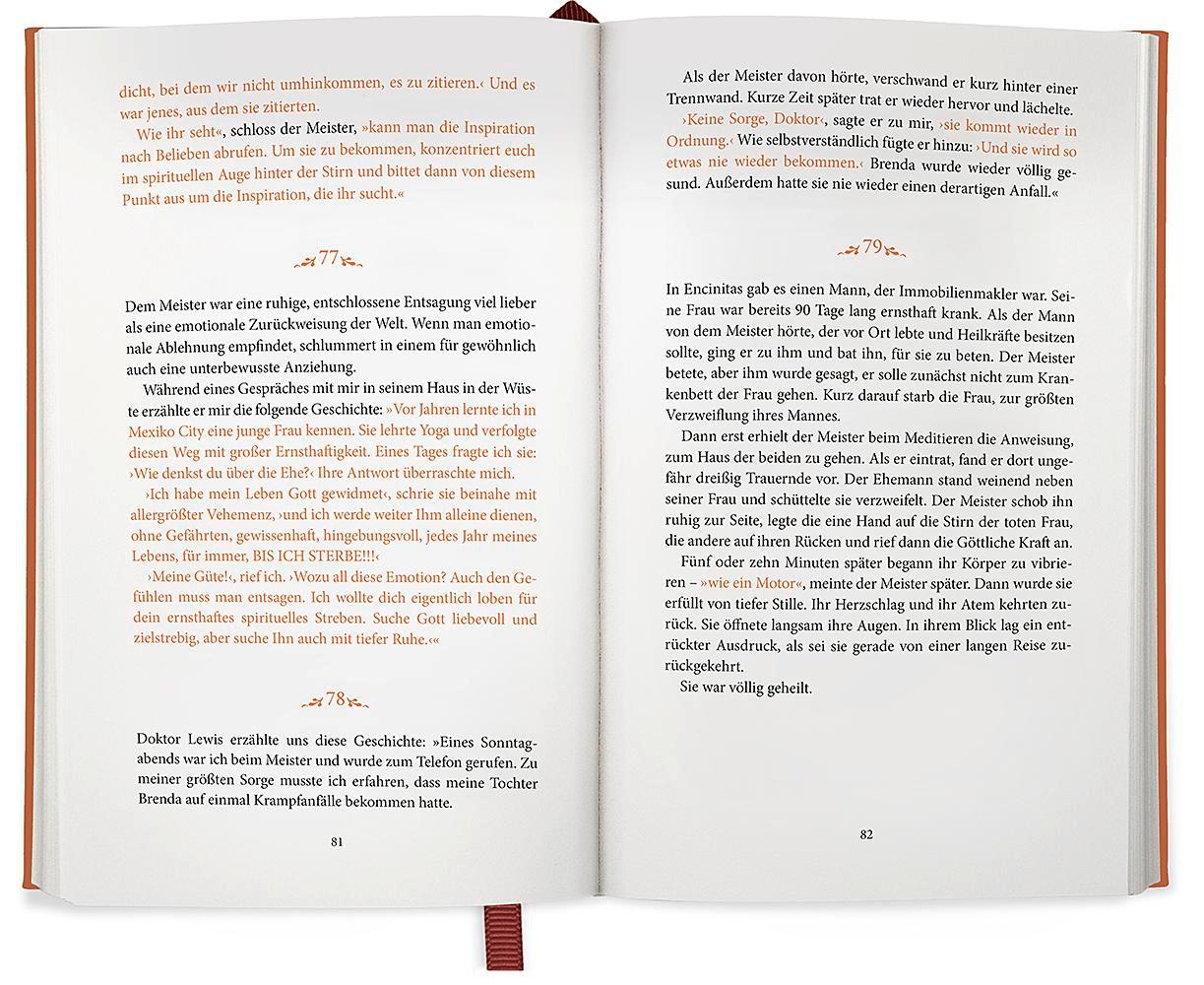 Beispielinhalt (Bild) Gespräche mit Yogananda