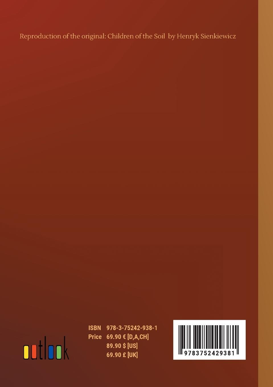 Rückseitencover Children of the Soil