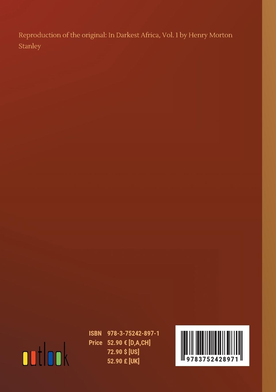 Rückseitencover In Darkest Africa, Vol. 1