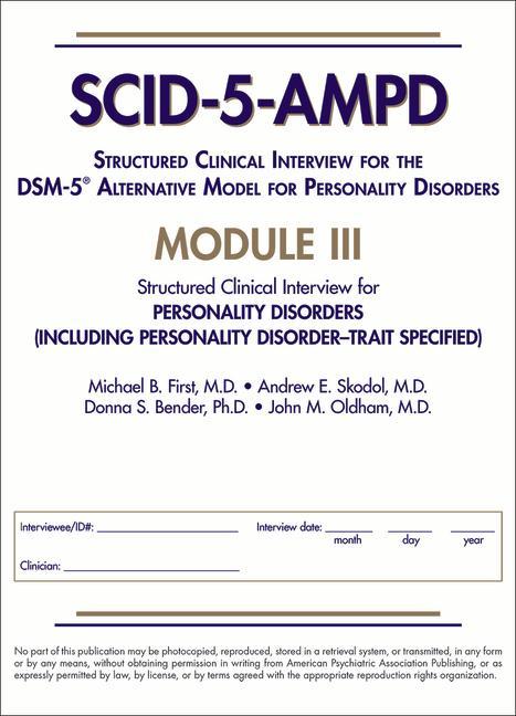 Vorderes Coverbild Quick Structured Clinical Interview for DSM-5 Disorders (QuickSCID-5)