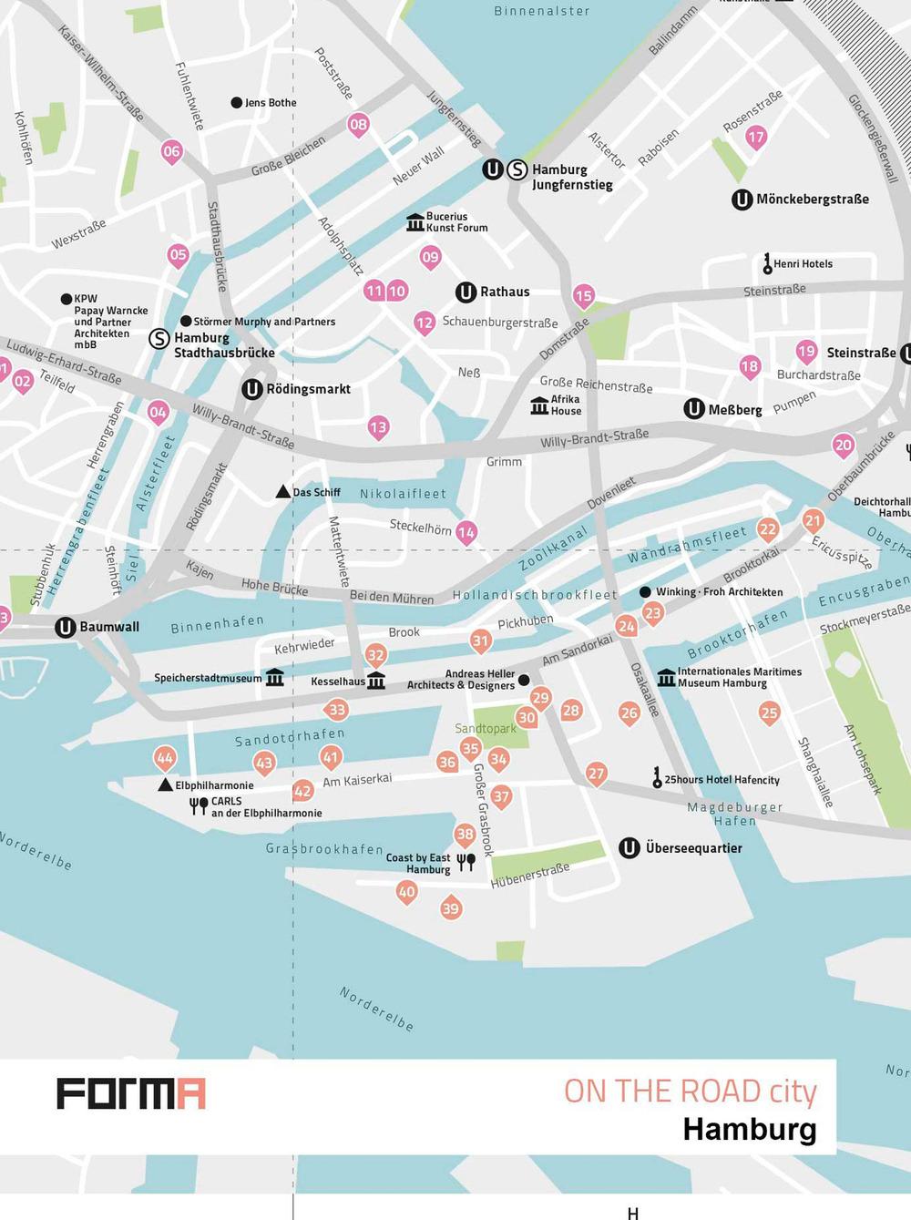 Vorderes Coverbild Hamburg: On the Road Architecture Guides