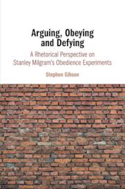 Vorderes Coverbild Arguing, Obeying and Defying