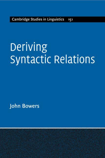 Vorderes Coverbild Deriving Syntactic Relations