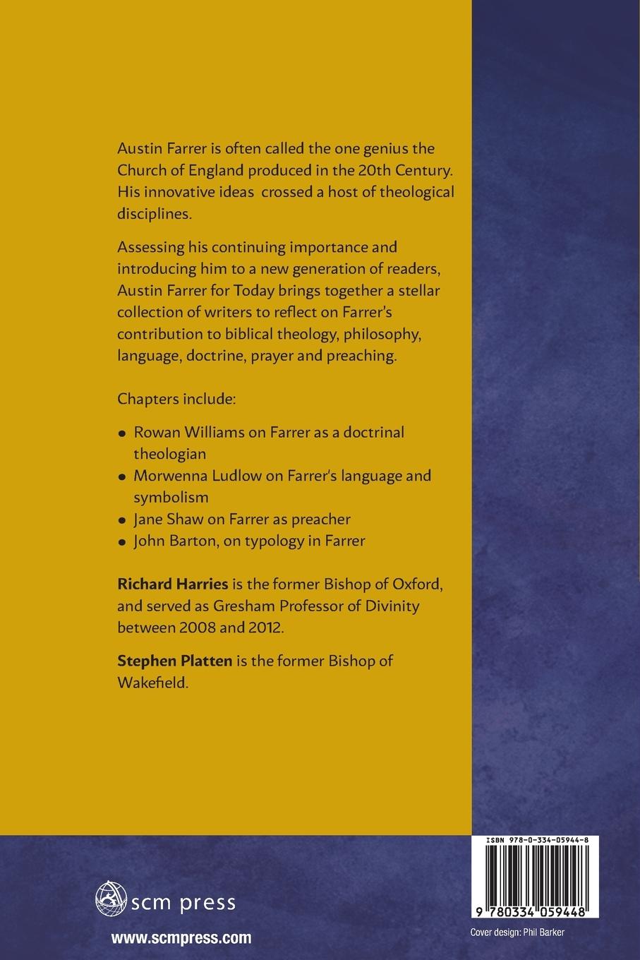 Rückseitencover Austin Farrer for Today