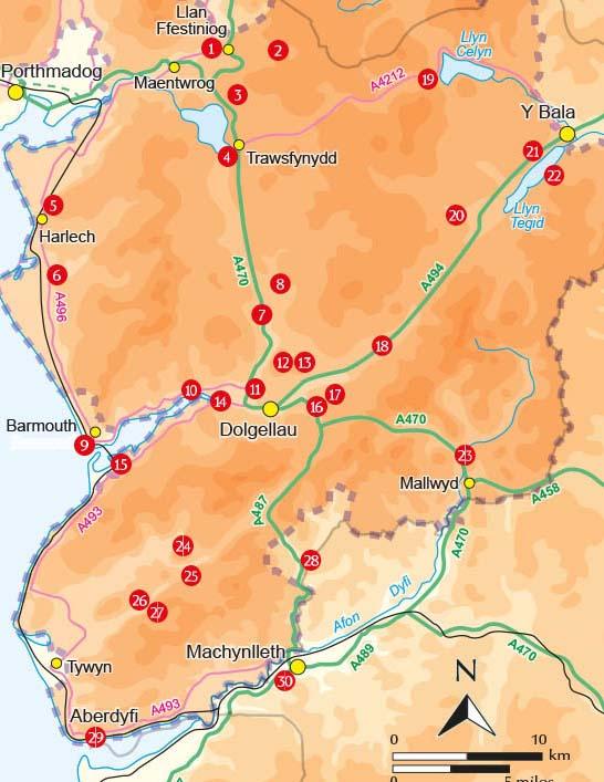 Beispielinhalt (Bild) Snowdonia: 30 Low-level and Easy Walks - South