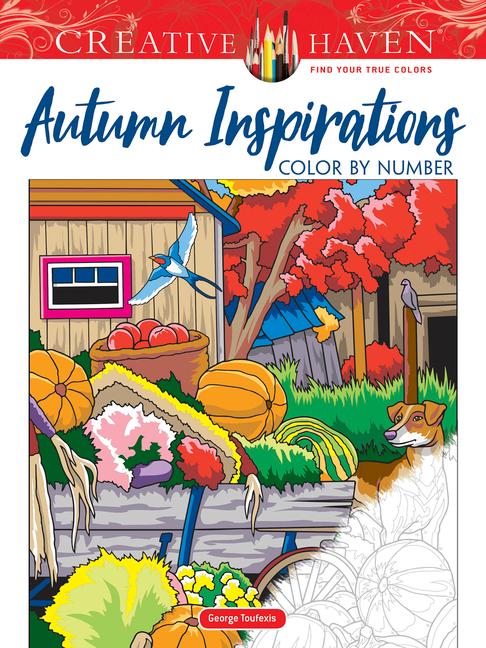 Vorderes Coverbild Creative Haven Autumn Inspirations Color by Number
