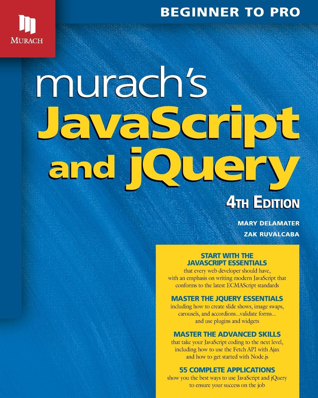 Vorderes Coverbild Murach's JavaScript and Jquery (4th Edition)