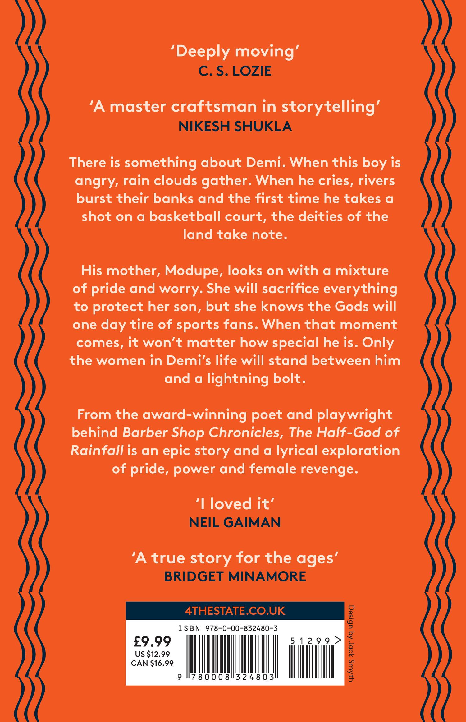 Rückseitencover The Half-God of Rainfall