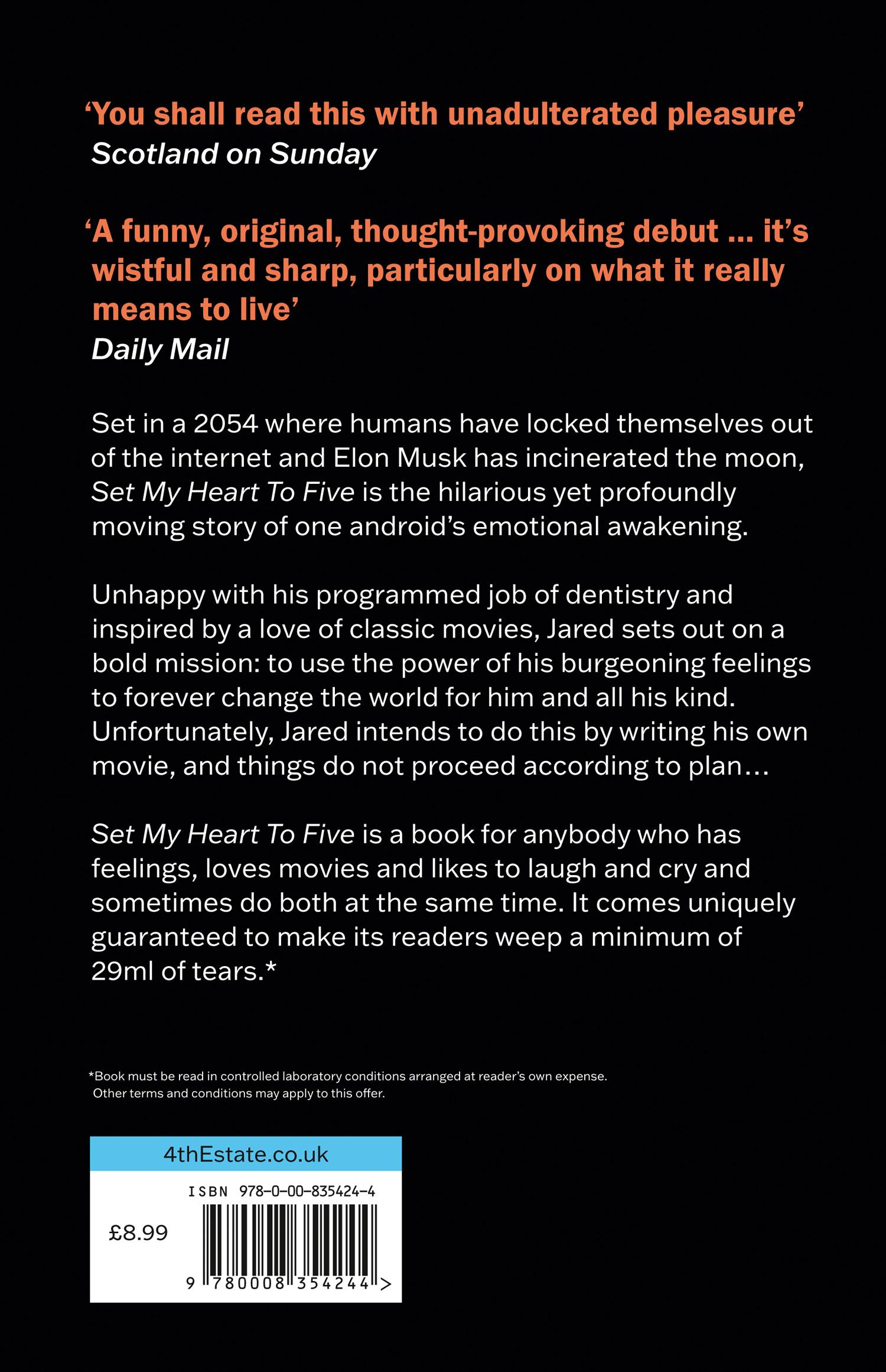 Rückseitencover Set My Heart To Five