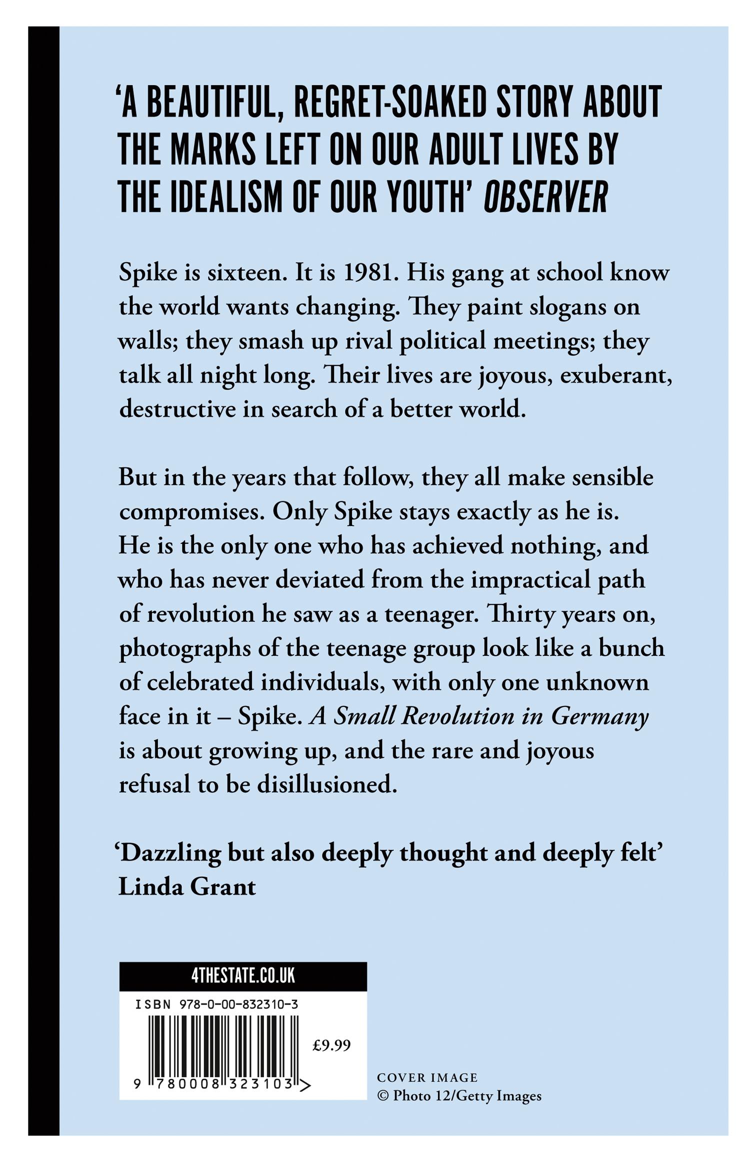 Rückseitencover A Small Revolution in Germany