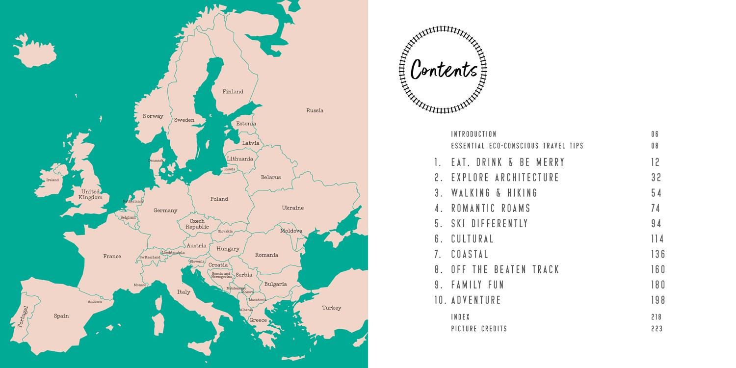 Beispielinhalt (Bild) The Eco-Conscious Travel Guide