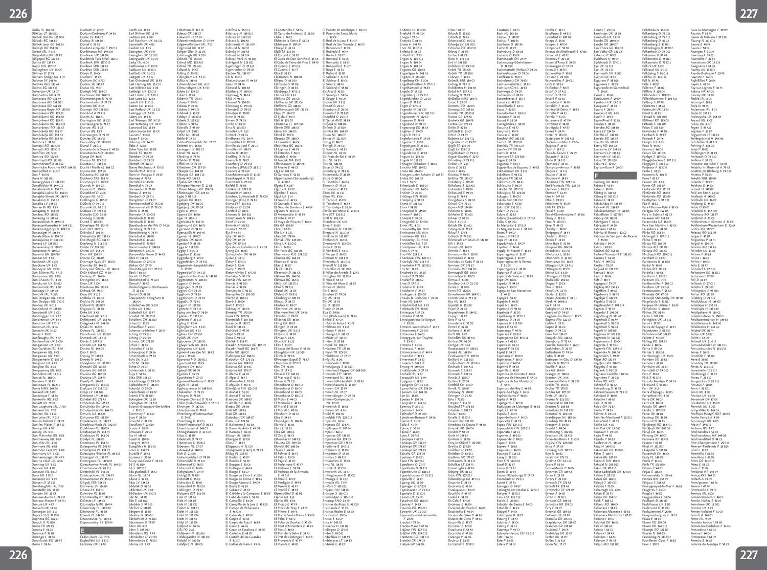Beispielinhalt (Bild) Collins Essential Road Atlas Europe
