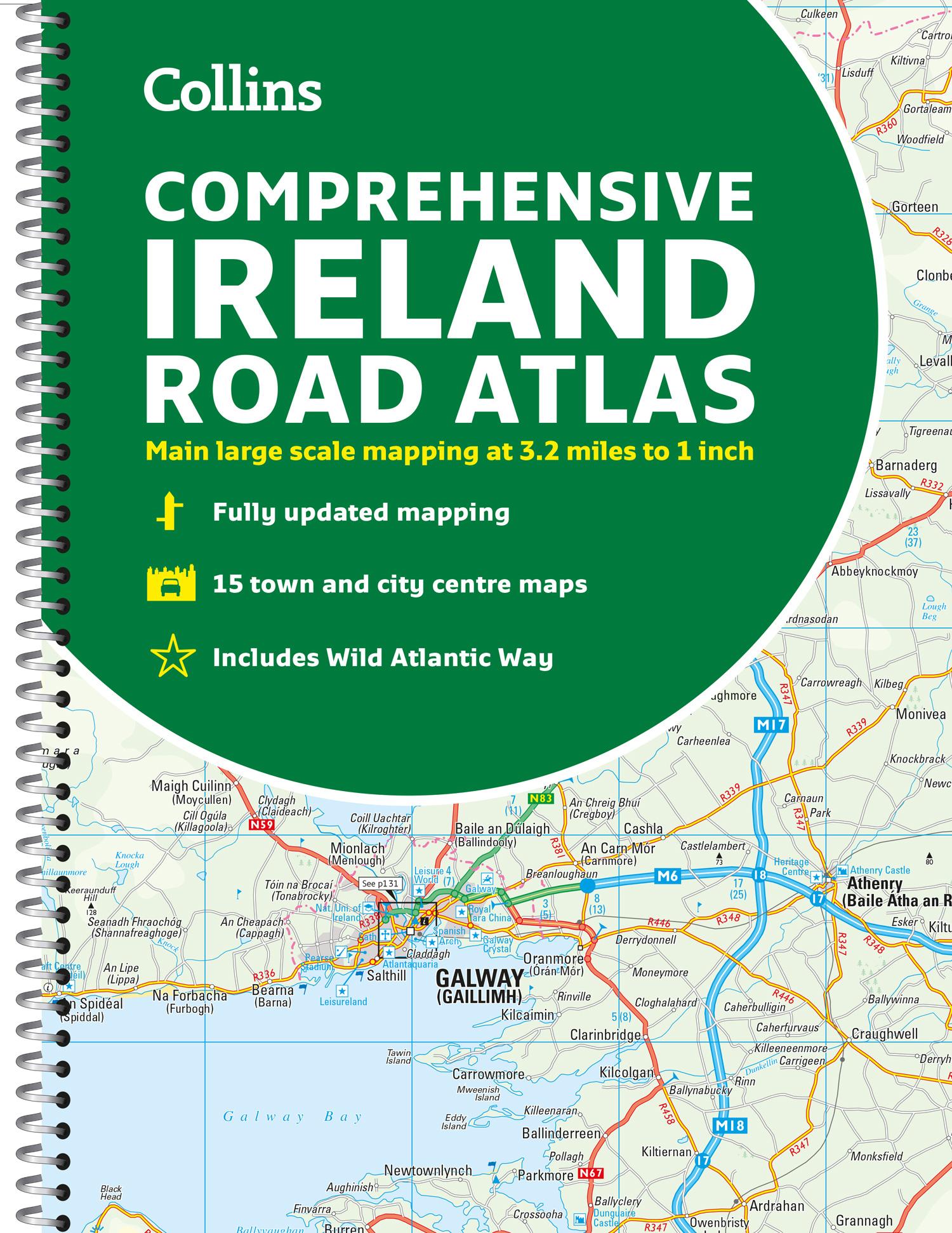 Vorderes Coverbild Comprehensive Road Atlas Ireland