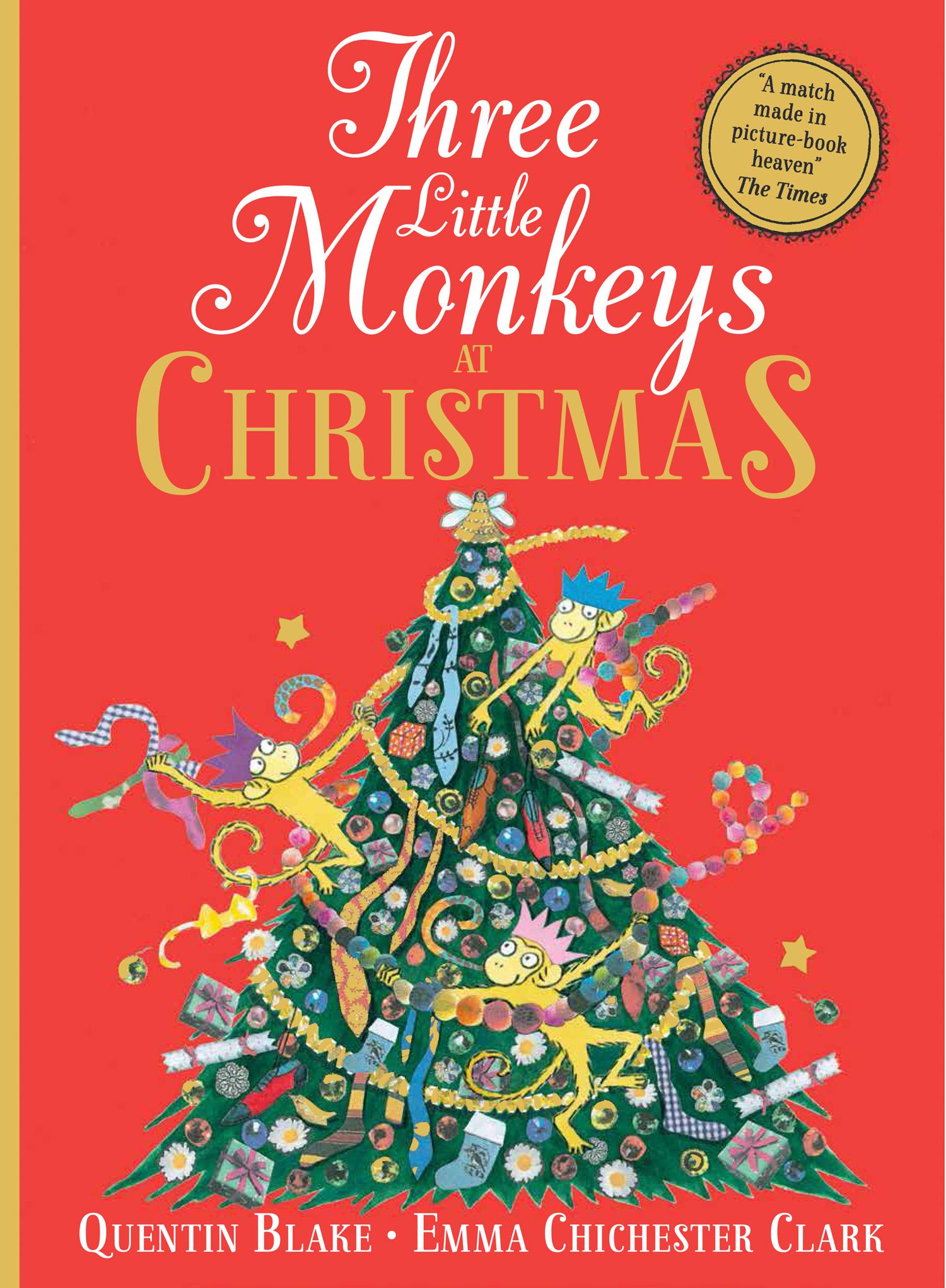Vorderes Coverbild Three Little Monkeys at Christmas