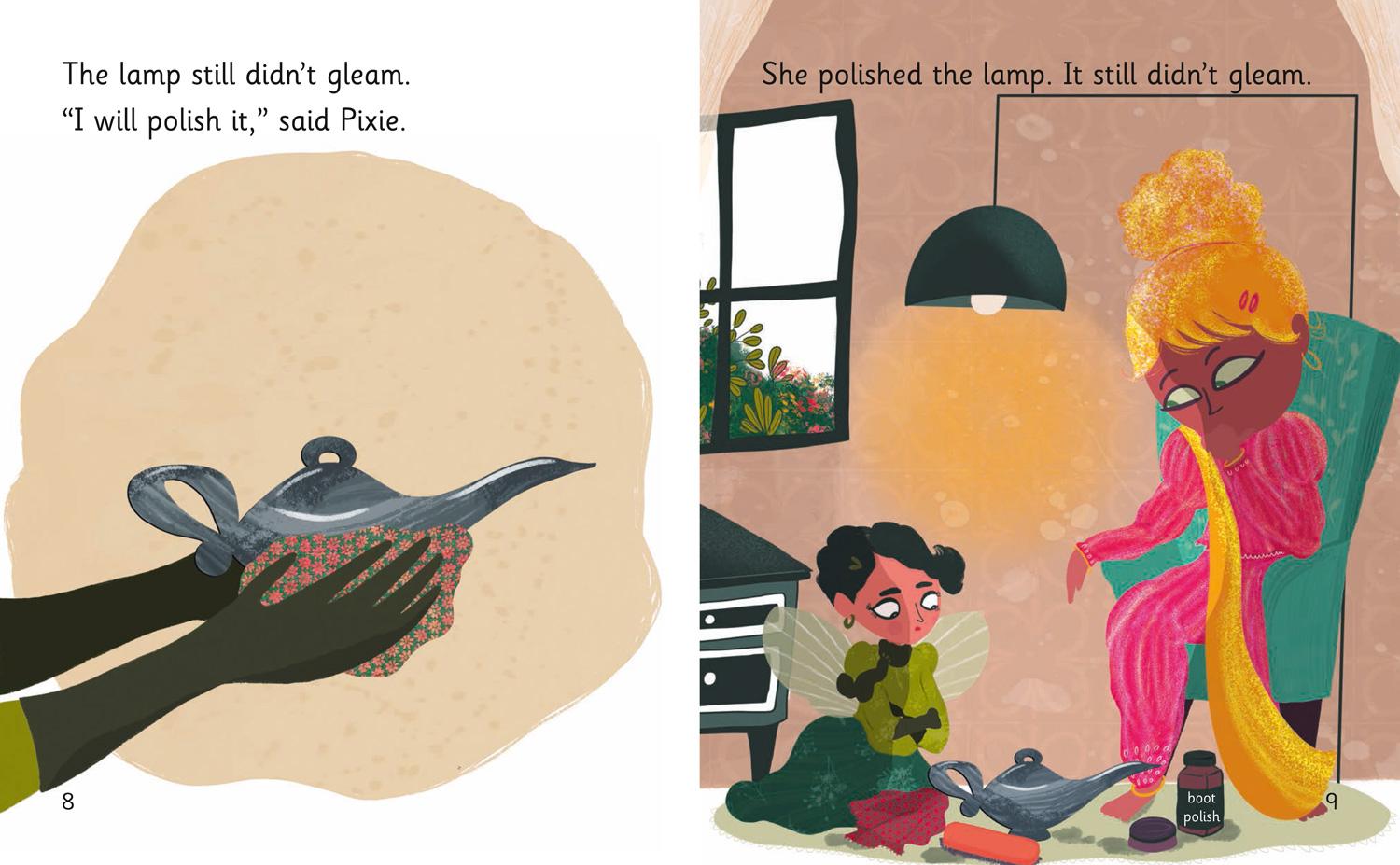 Beispielinhalt (Bild) Pixie Makes a Friend