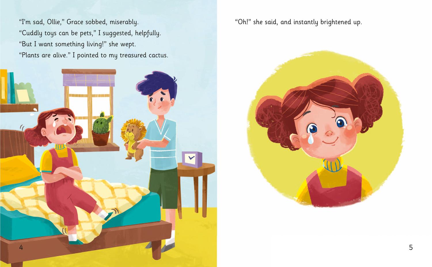 Beispielinhalt (Bild) Don't Pet the Plants!