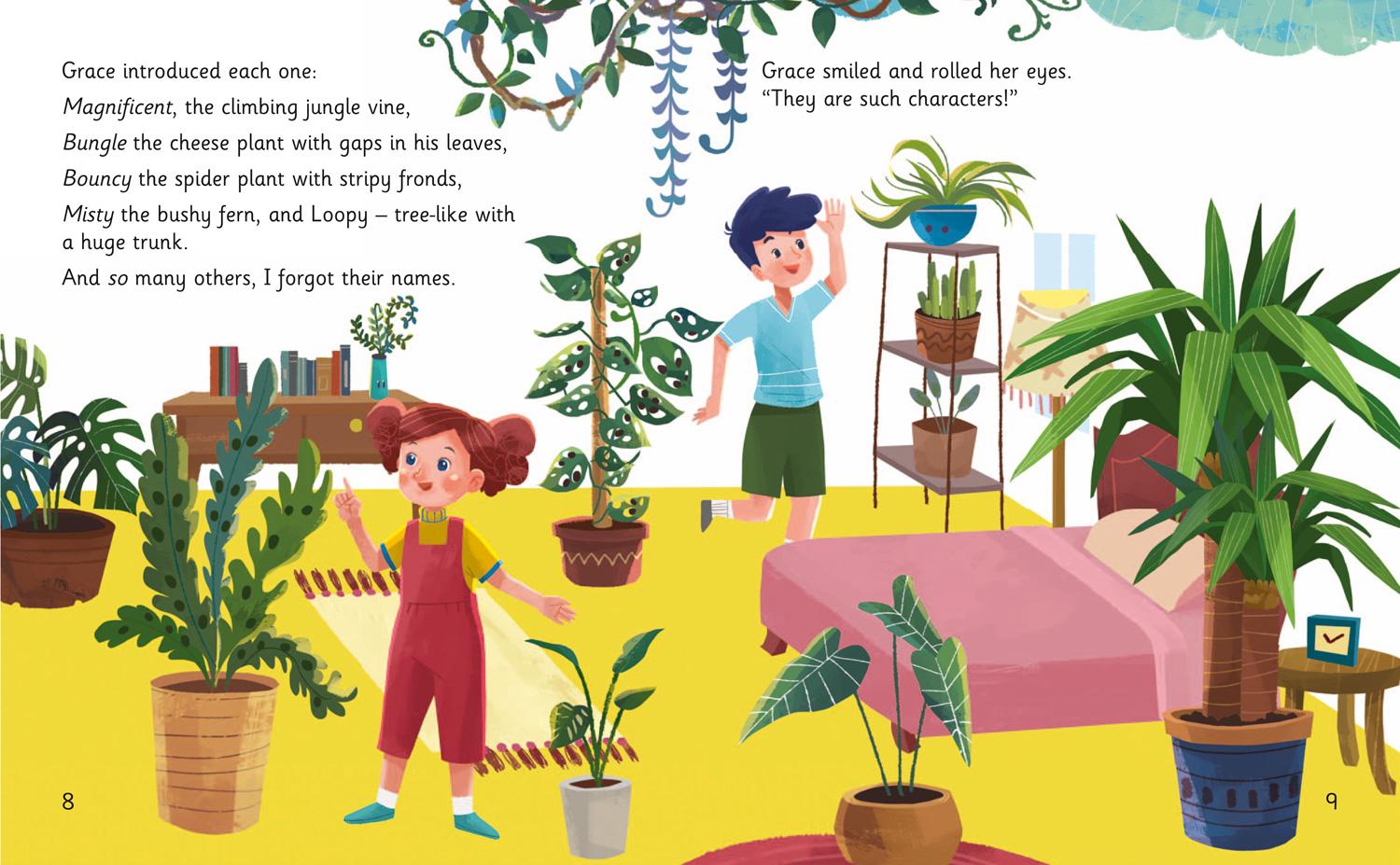 Beispielinhalt (Bild) Don't Pet the Plants!