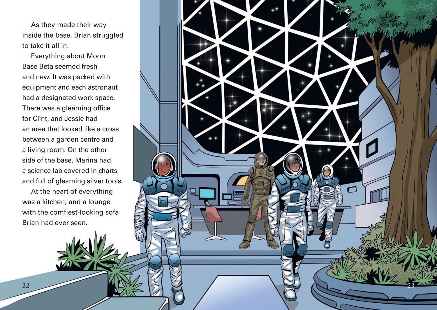 Beispielinhalt (Bild) Moon Base Beta