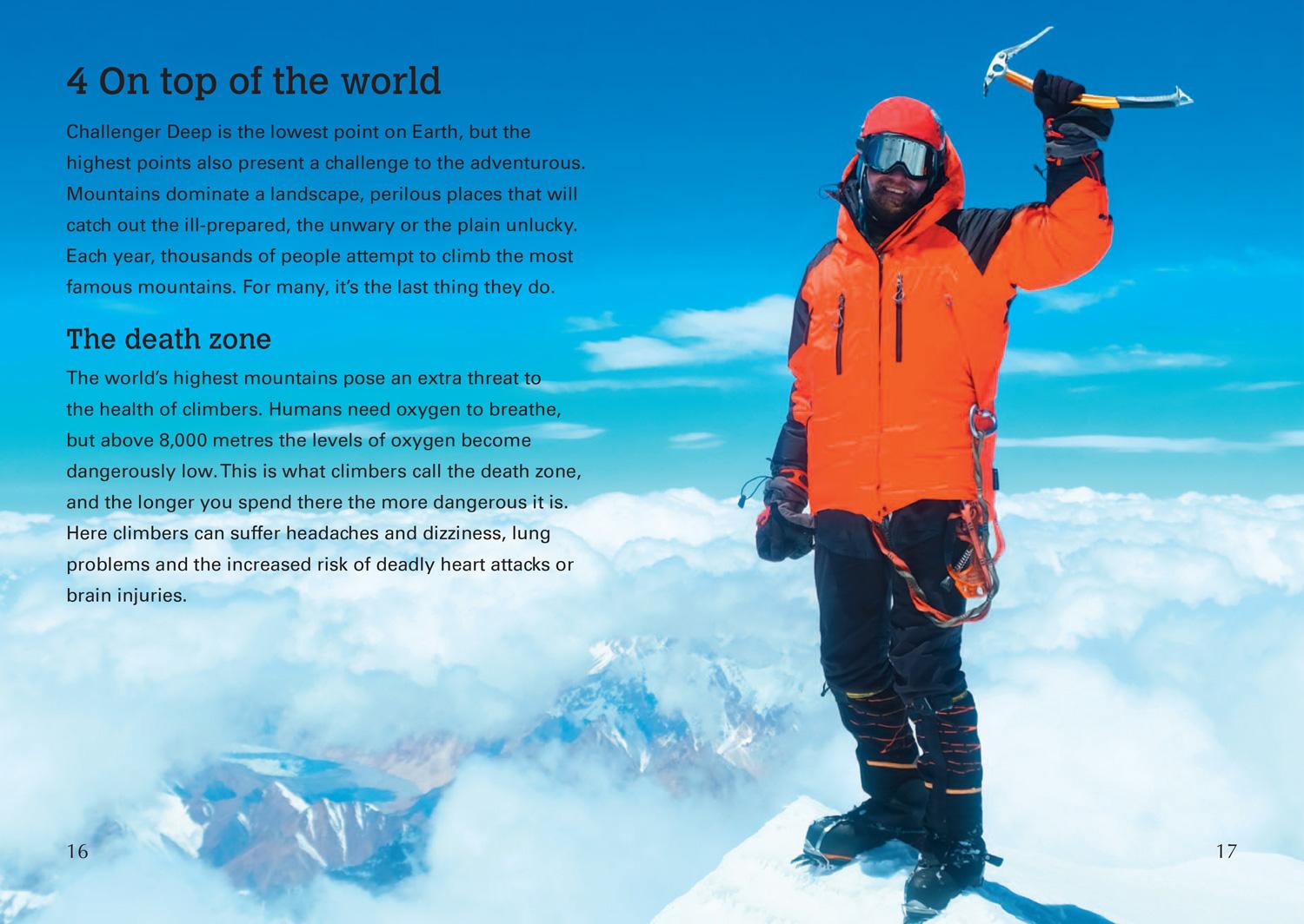 Beispielinhalt (Bild) Death Zone: Extreme Exploration