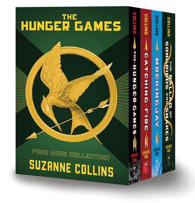 Vorderes Coverbild Hunger Games 4-Book Hardcover Box Set (the Hunger Games, Catching Fire, Mockingjay, the Ballad of Songbirds and Snakes)