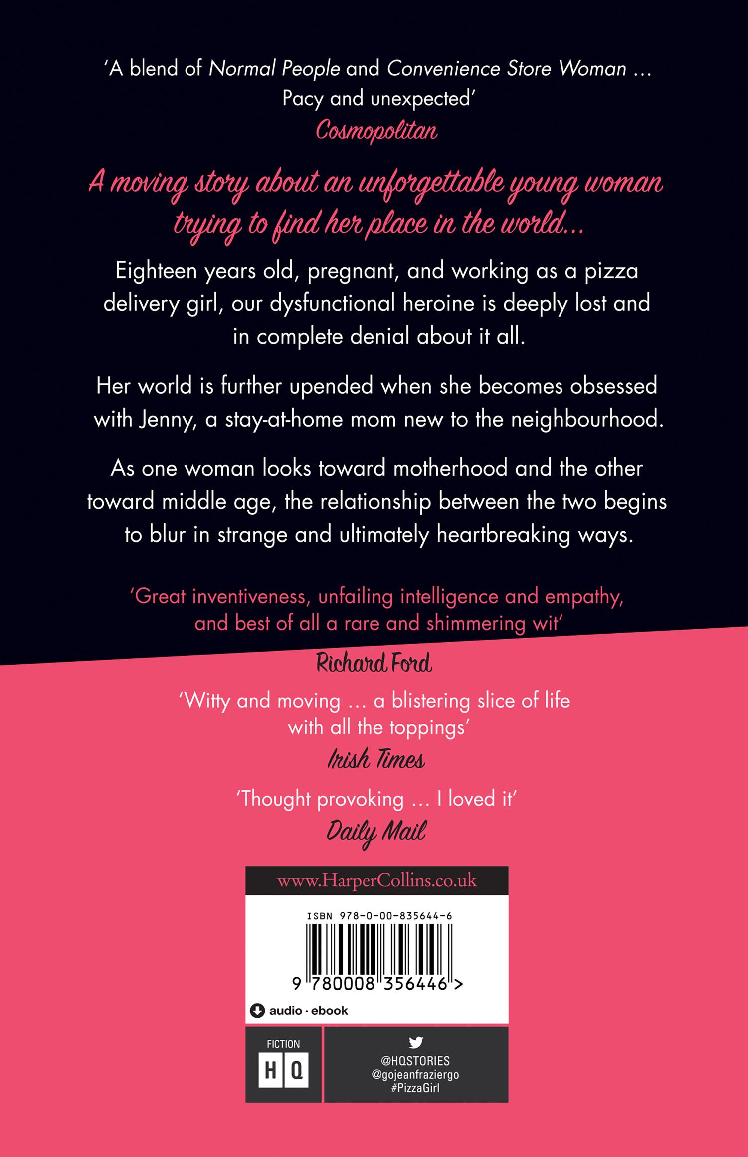 Rückseitencover Pizza Girl