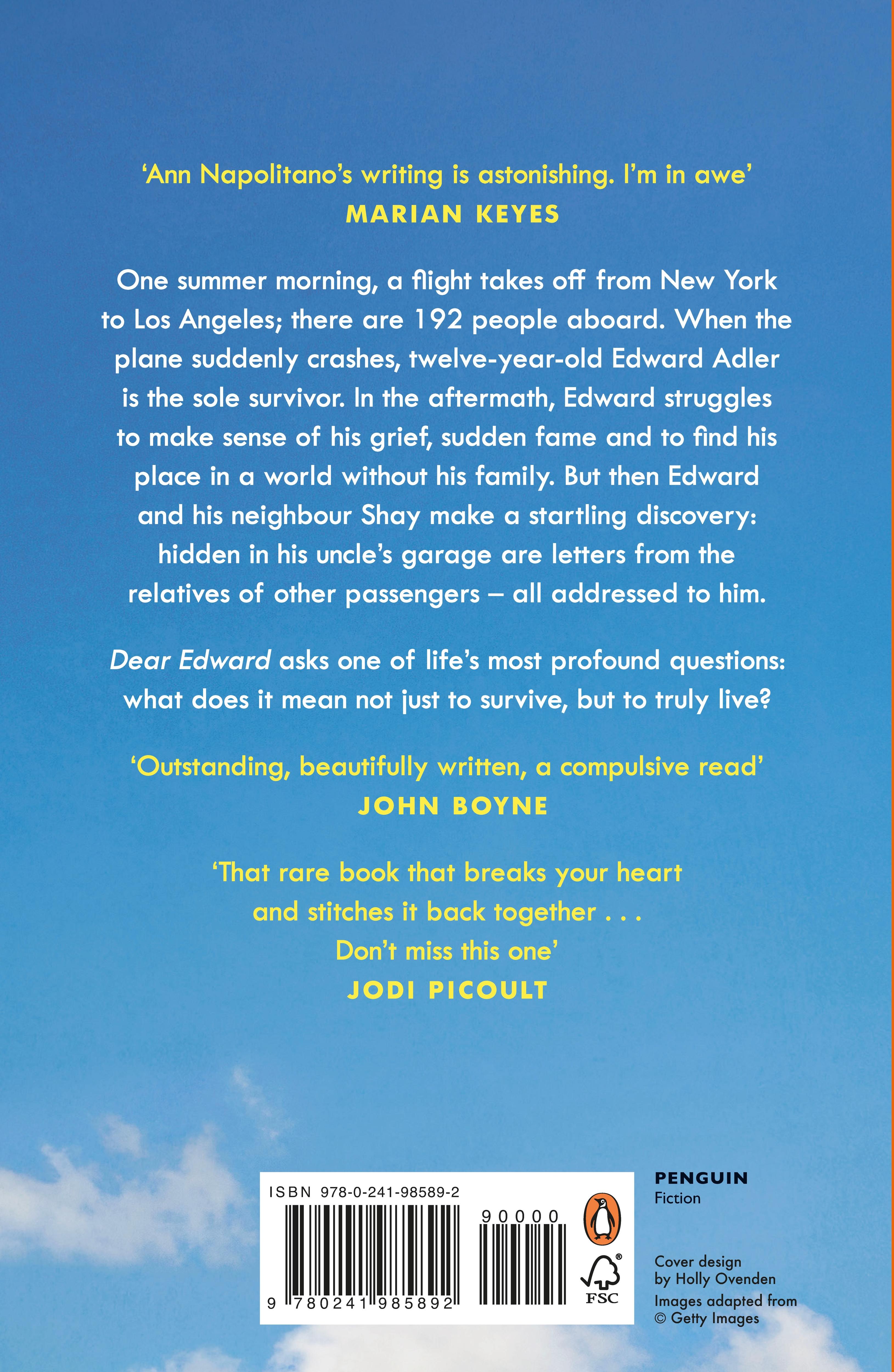 Rückseitencover Dear Edward