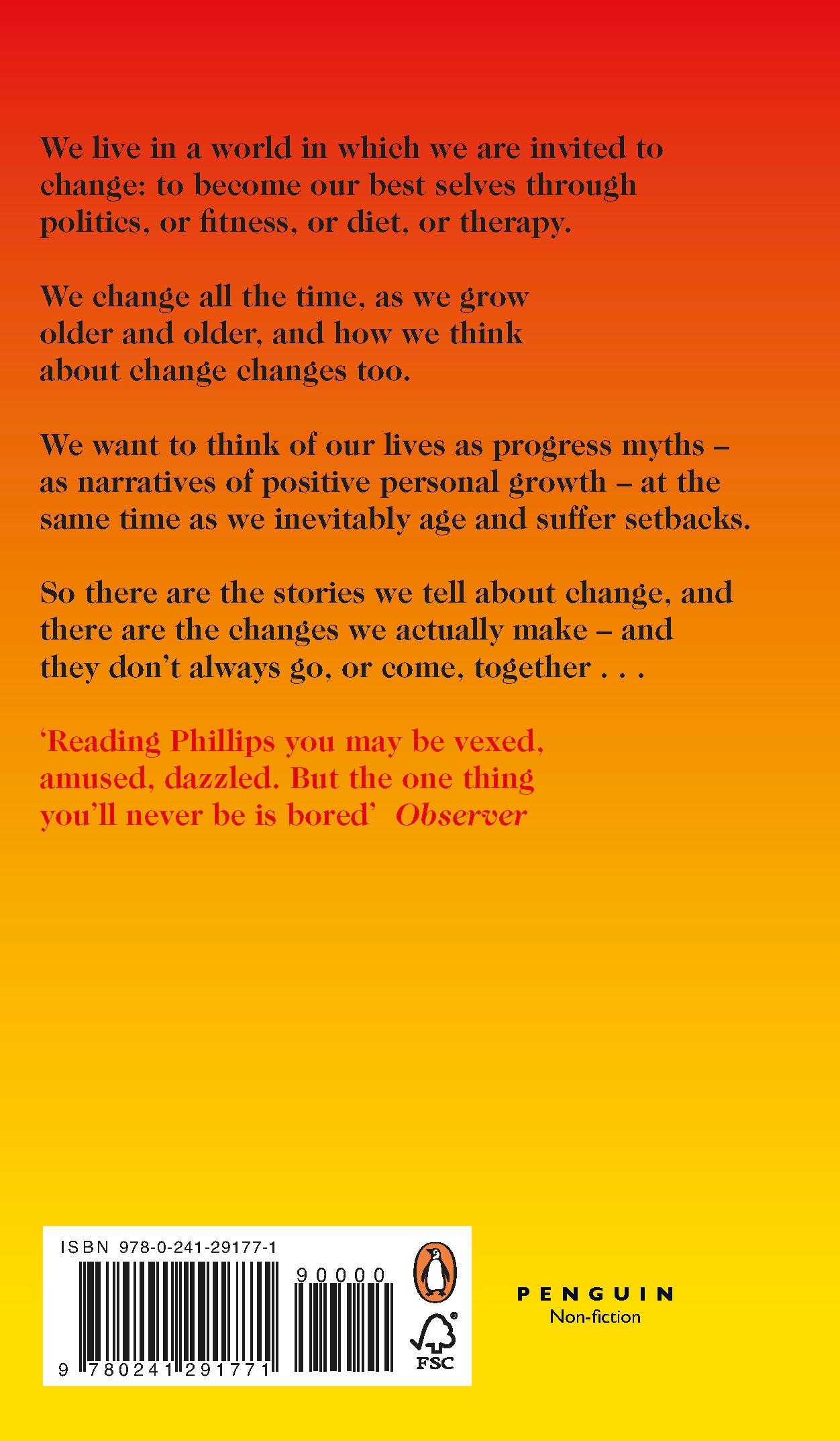 Rückseitencover On Wanting to Change