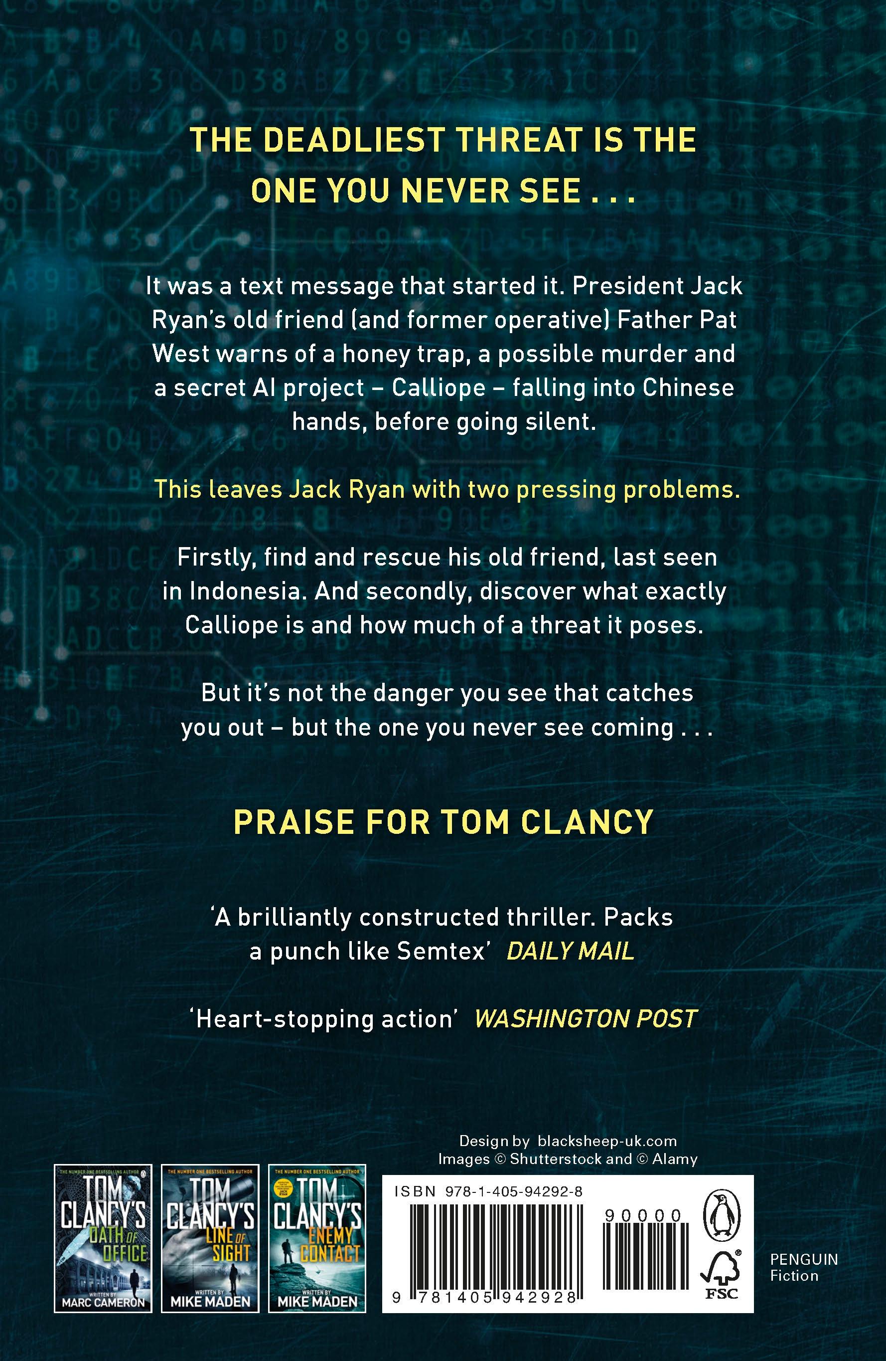 Rückseitencover Tom Clancy's Code of Honour