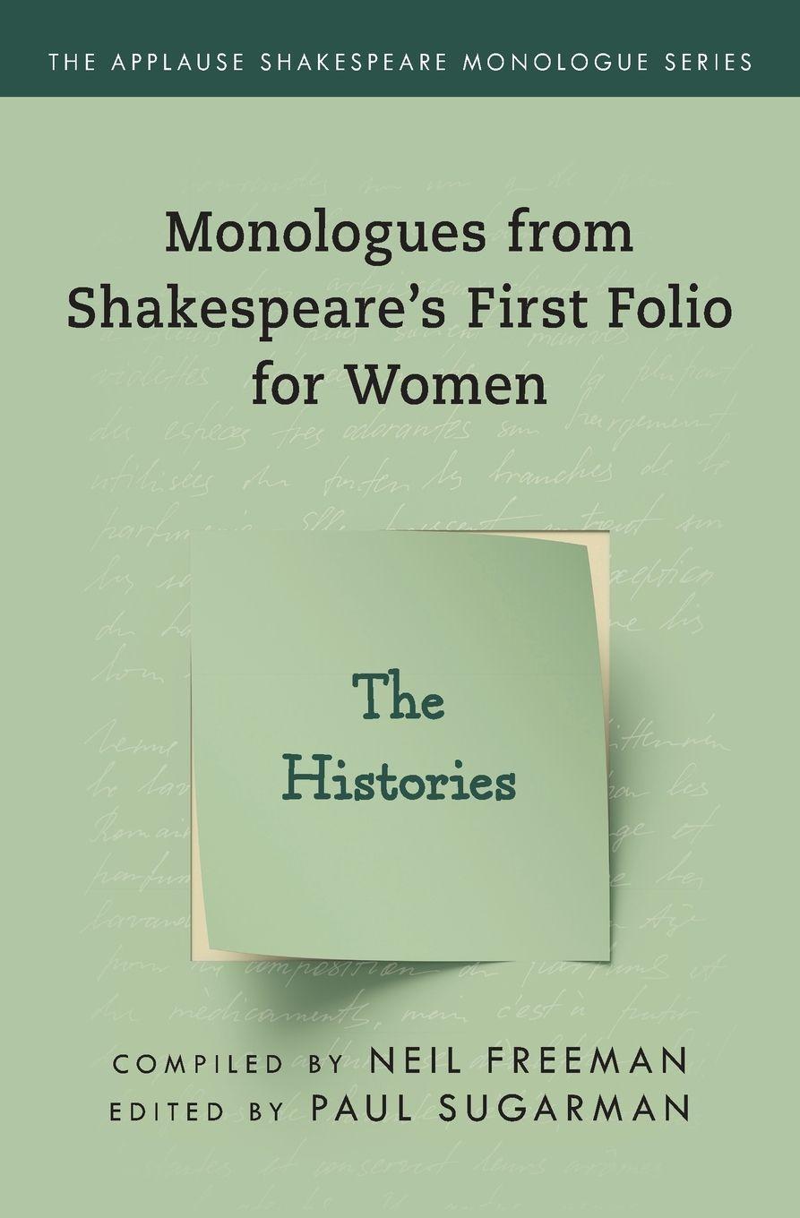 Vorderes Coverbild Monologues from Shakespeare's First Folio for Women
