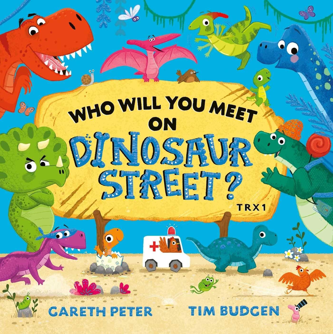 Vorderes Coverbild Who Will You Meet on Dinosaur Street