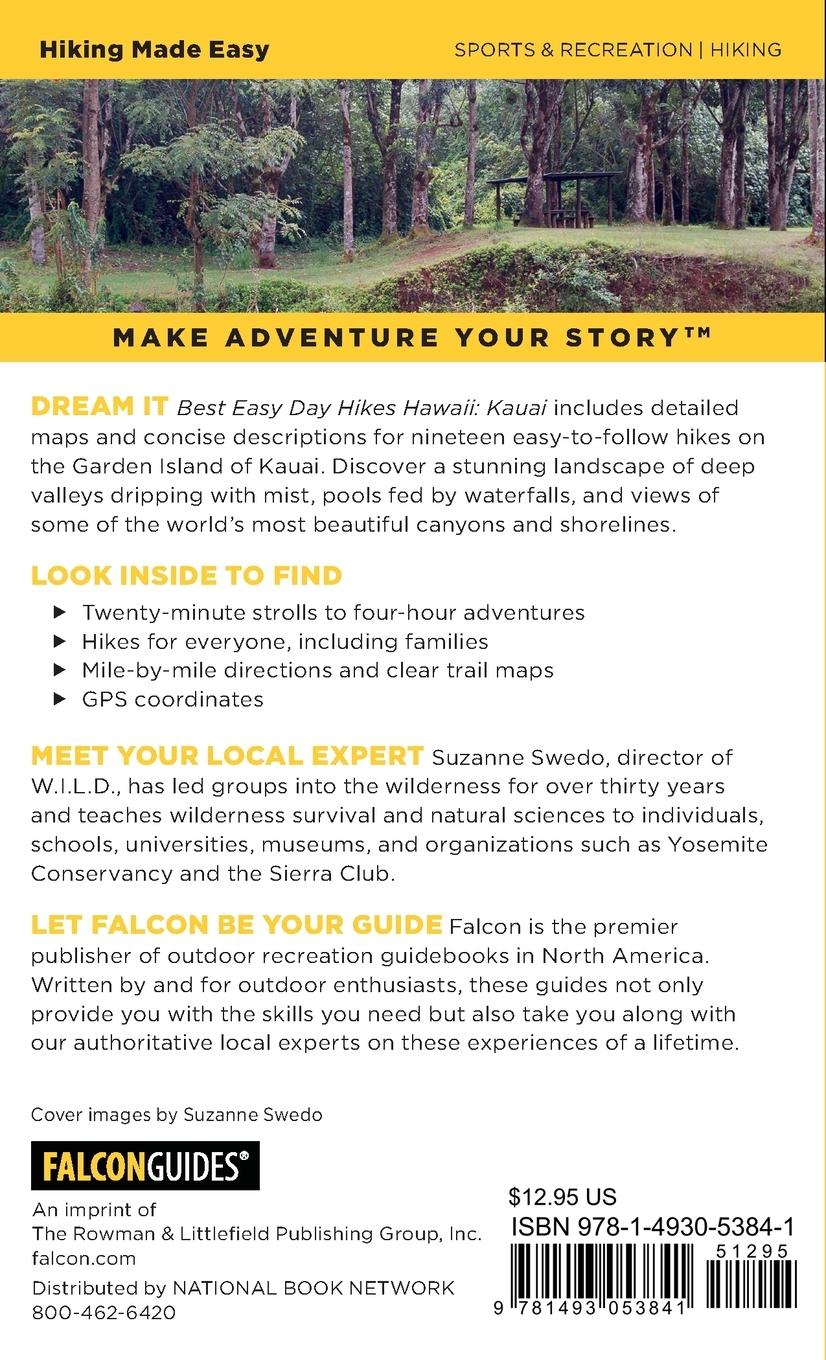 Rückseitencover Best Easy Day Hikes Hawaii