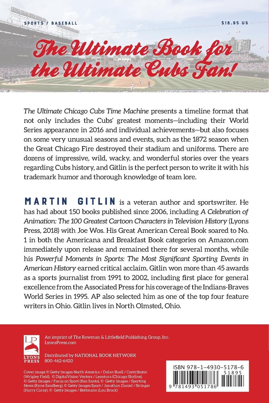 Rückseitencover The Ultimate Chicago Cubs Time Machine Book