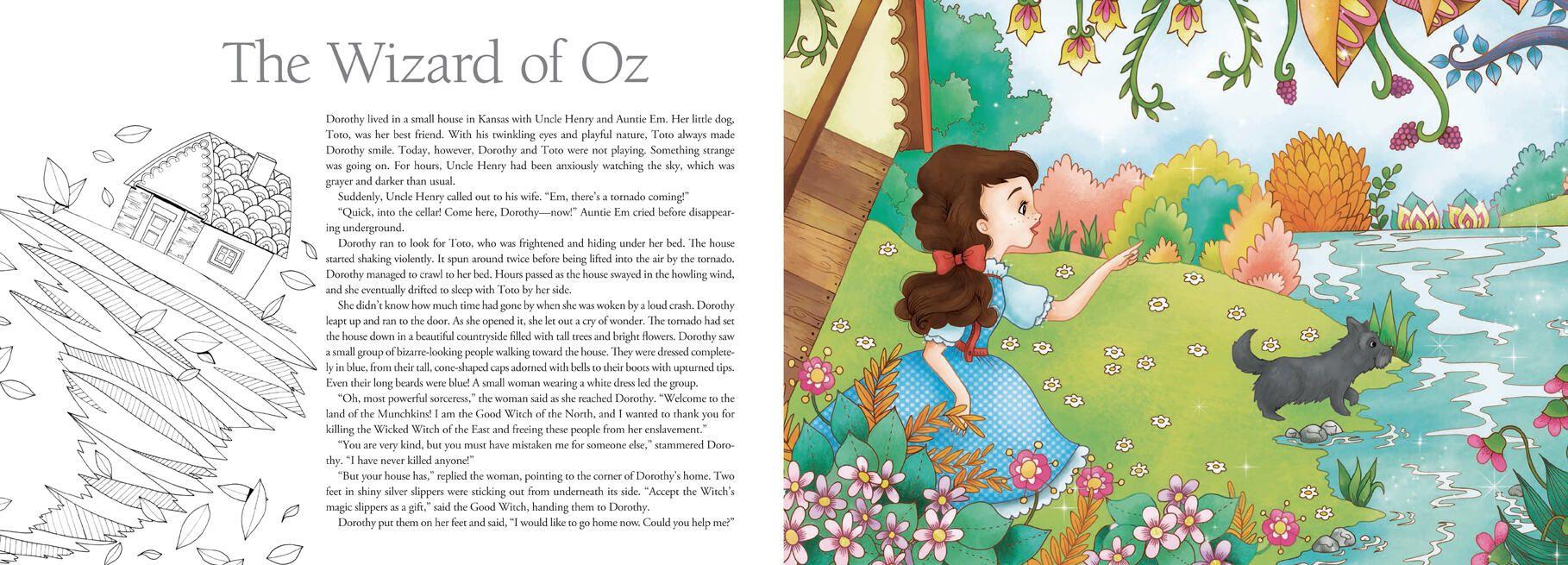 Beispielinhalt (Bild) The Wizard of Oz Puzzle Book