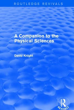 Vorderes Coverbild A Companion to the Physical Sciences