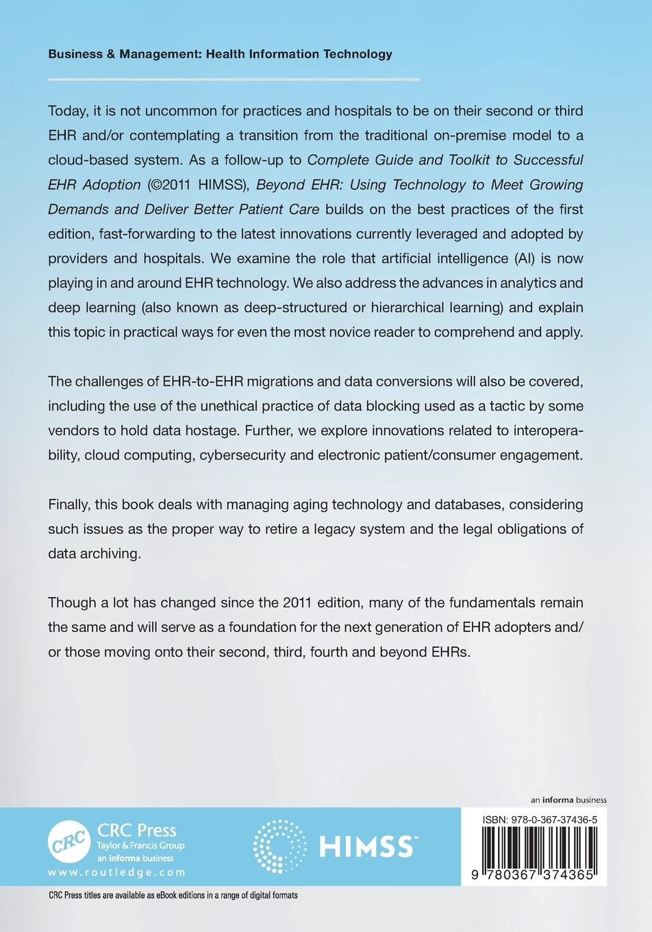 Rückseitencover Beyond EHR