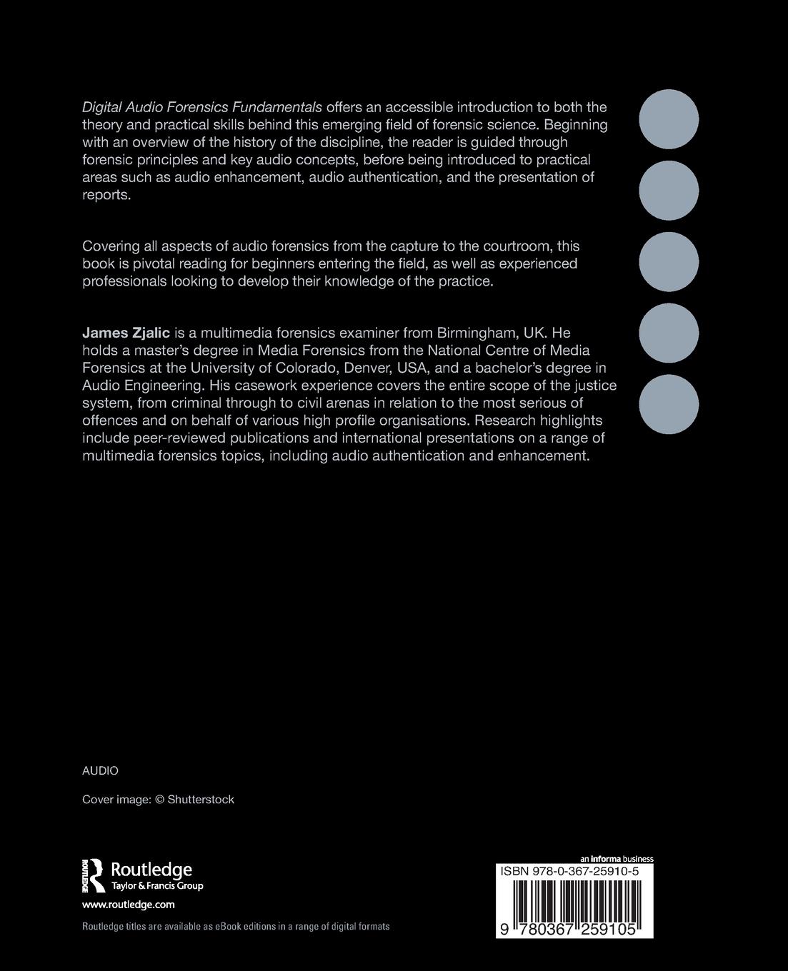 Rückseitencover Digital Audio Forensics Fundamentals