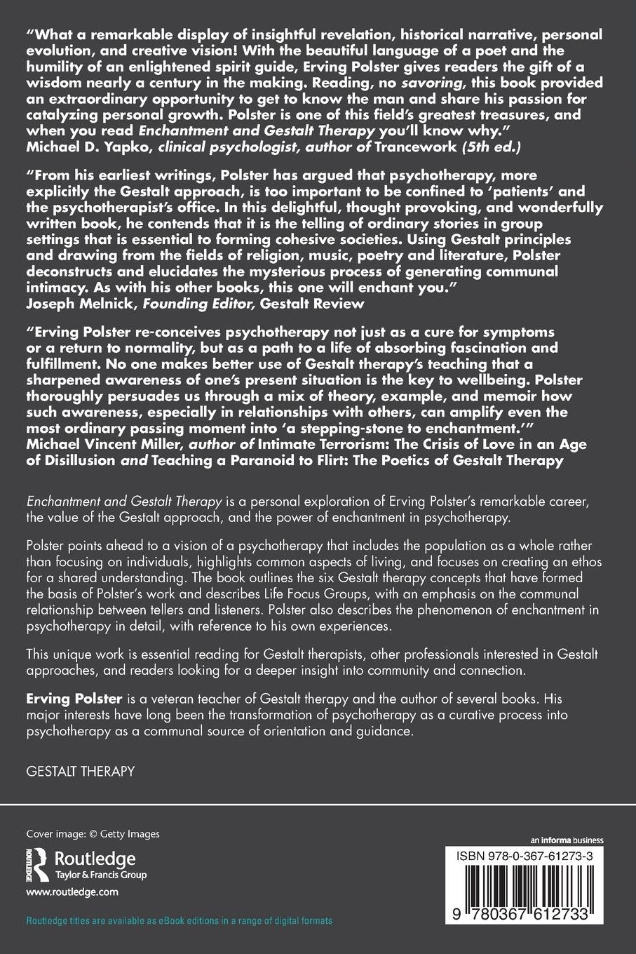 Rückseitencover Enchantment and Gestalt Therapy