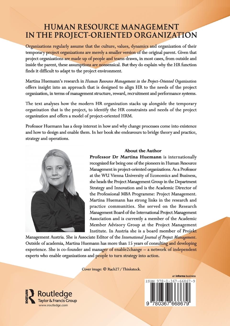 Rückseitencover Human Resource Management in the Project-Oriented Organization