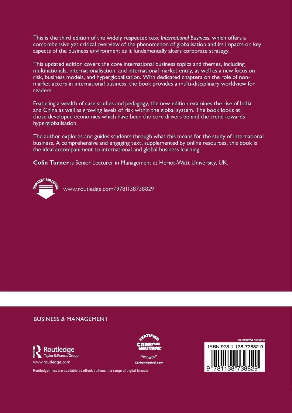Rückseitencover International Business