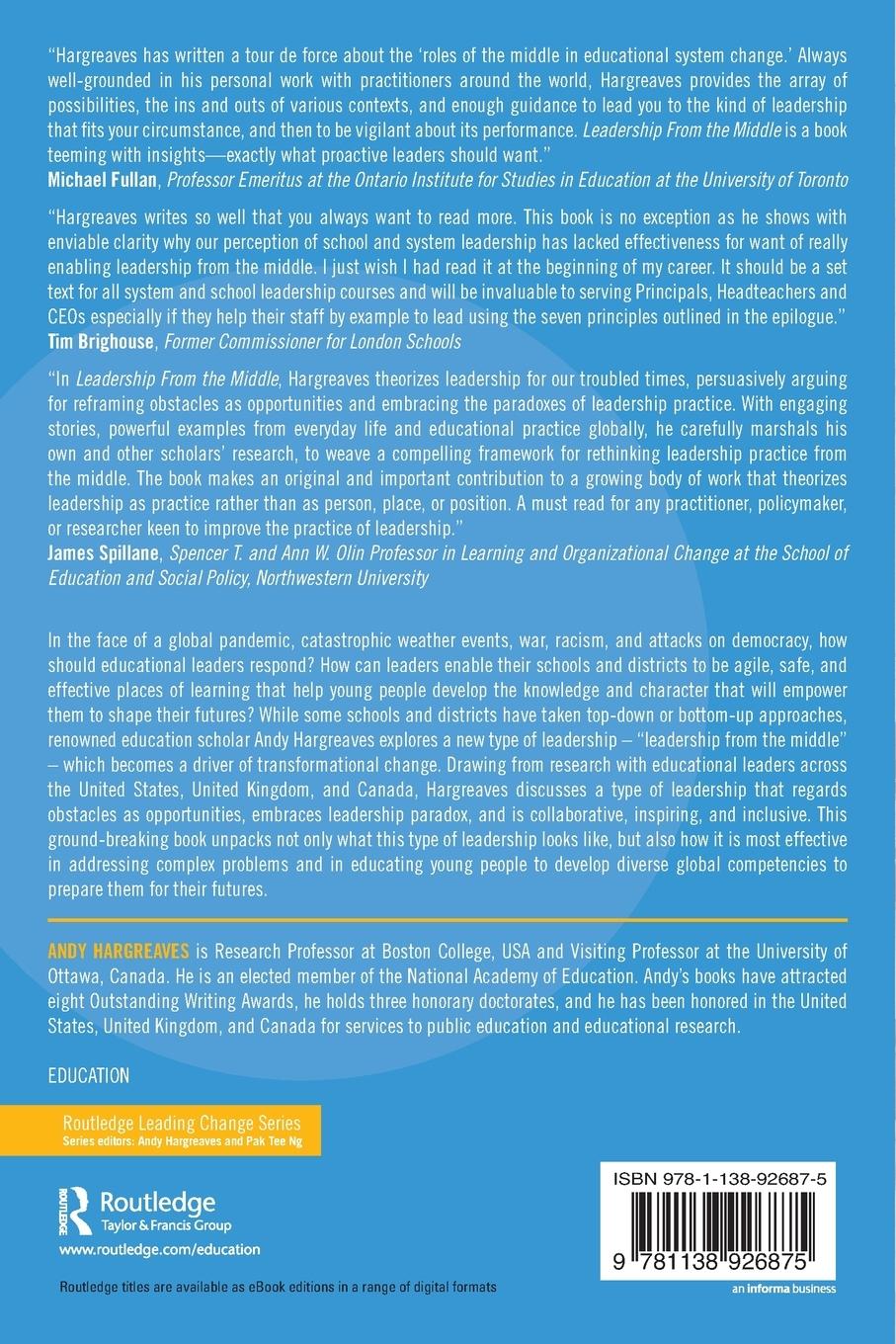 Rückseitencover Leadership From the Middle